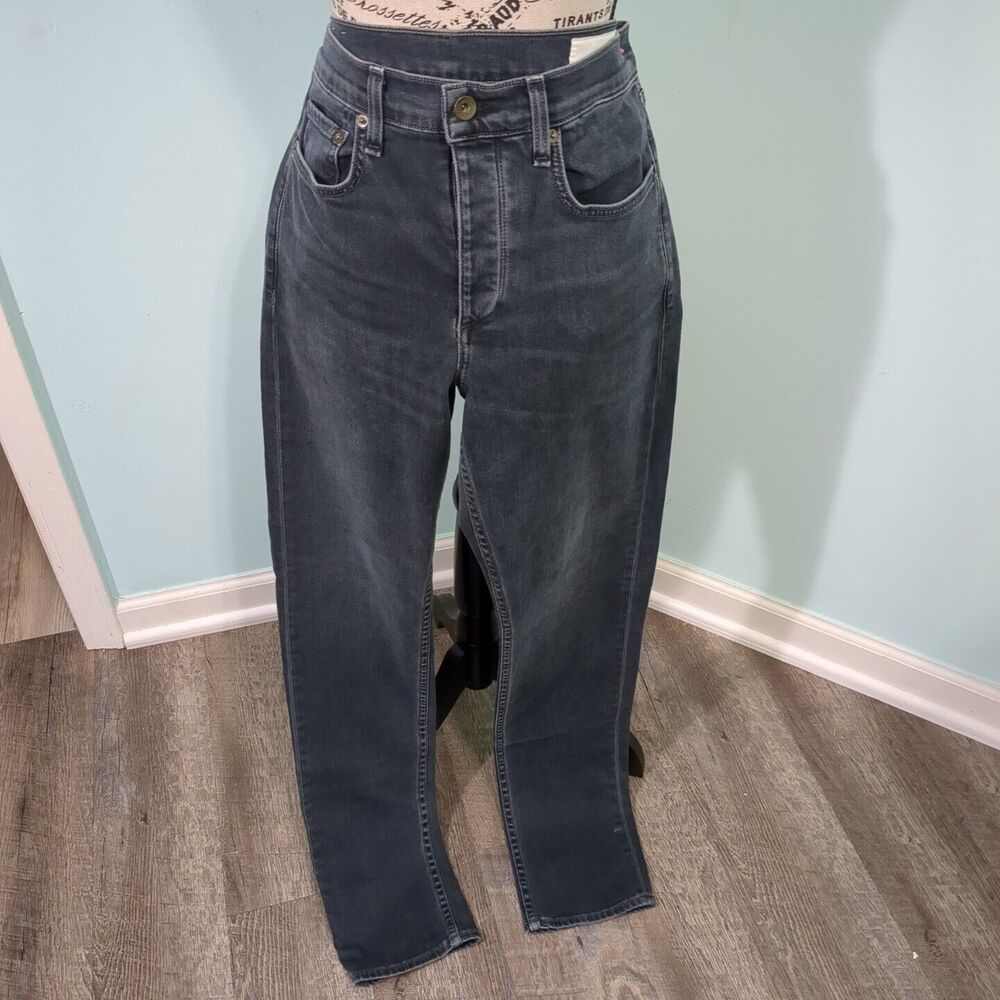 Rag & Bone Jeans Mens 30 x 33 Fit 2 Slim Dark Wash Excellent Condition button fl